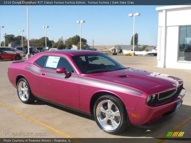 Furious Fuchsia / Dark Slate Gray 2010 Dodge Challenger R/T Classic Furious Fuchsia Edition