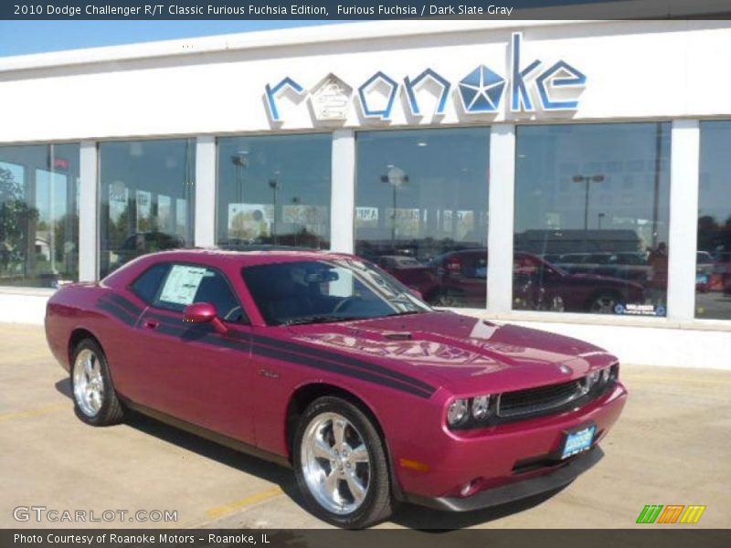 Furious Fuchsia / Dark Slate Gray 2010 Dodge Challenger R/T Classic Furious Fuchsia Edition