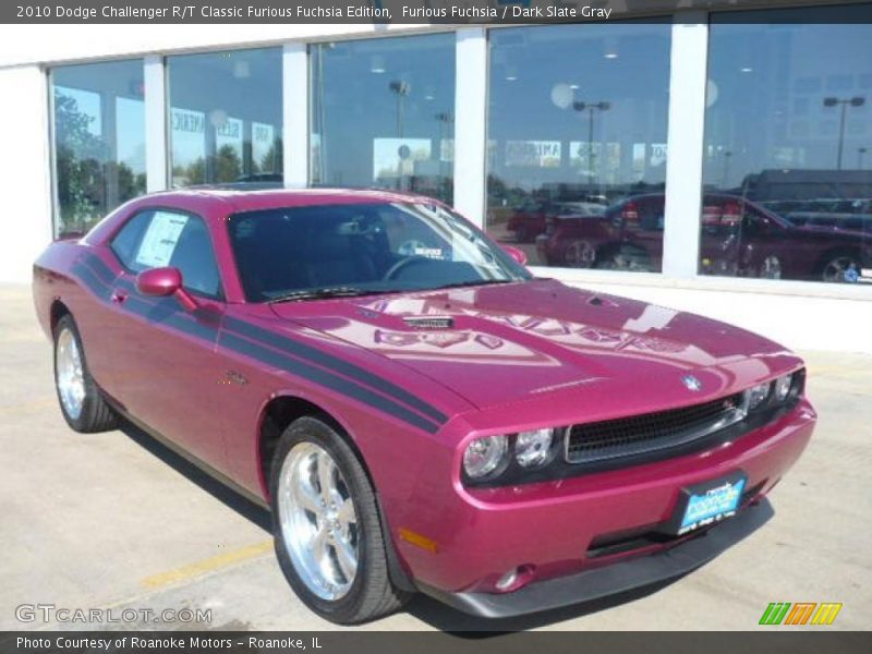 Furious Fuchsia / Dark Slate Gray 2010 Dodge Challenger R/T Classic Furious Fuchsia Edition