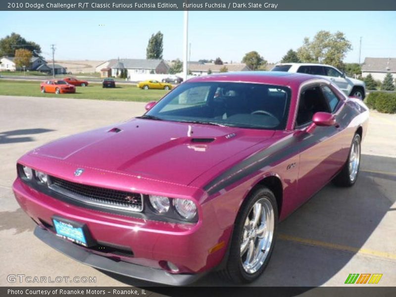 Furious Fuchsia / Dark Slate Gray 2010 Dodge Challenger R/T Classic Furious Fuchsia Edition
