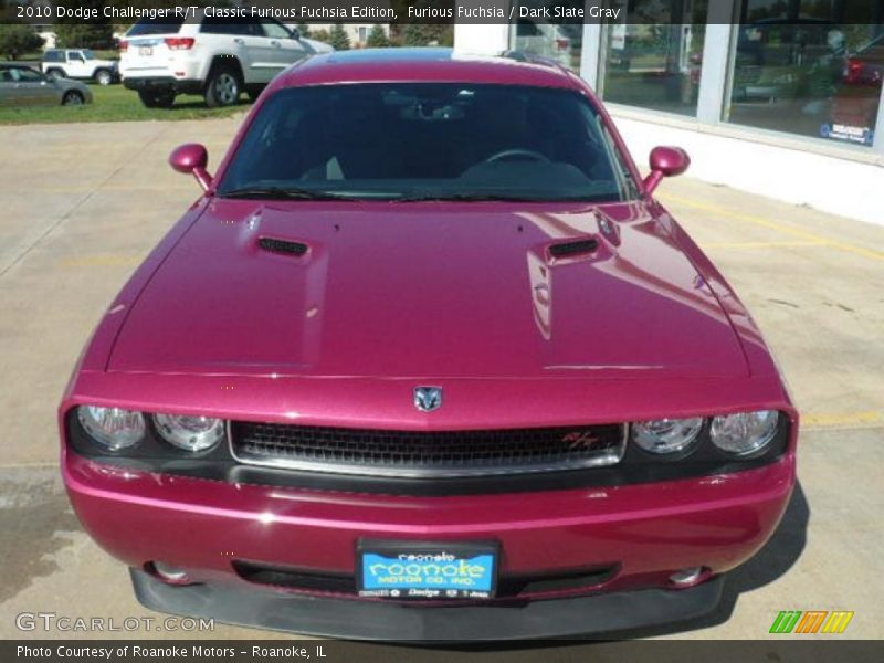Furious Fuchsia / Dark Slate Gray 2010 Dodge Challenger R/T Classic Furious Fuchsia Edition