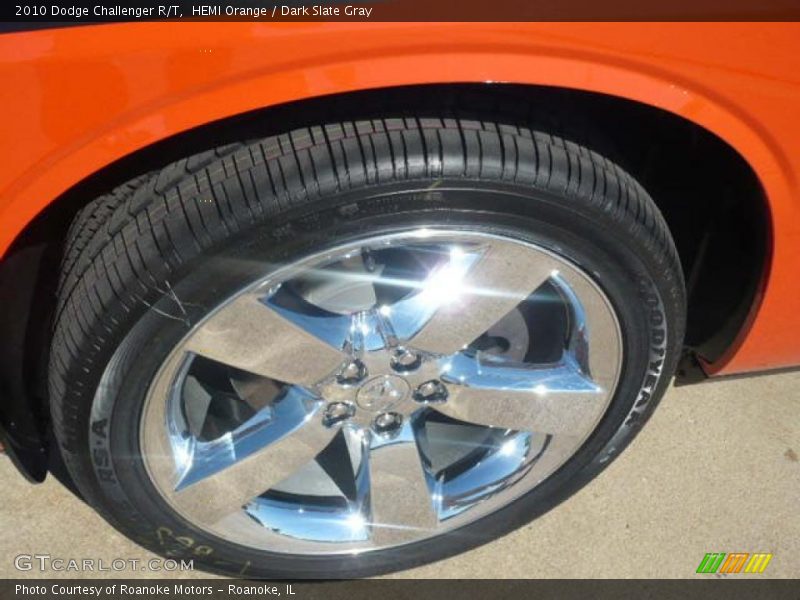 HEMI Orange / Dark Slate Gray 2010 Dodge Challenger R/T