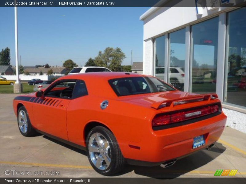 HEMI Orange / Dark Slate Gray 2010 Dodge Challenger R/T