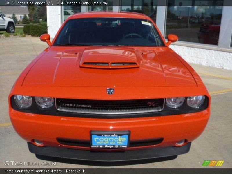 HEMI Orange / Dark Slate Gray 2010 Dodge Challenger R/T