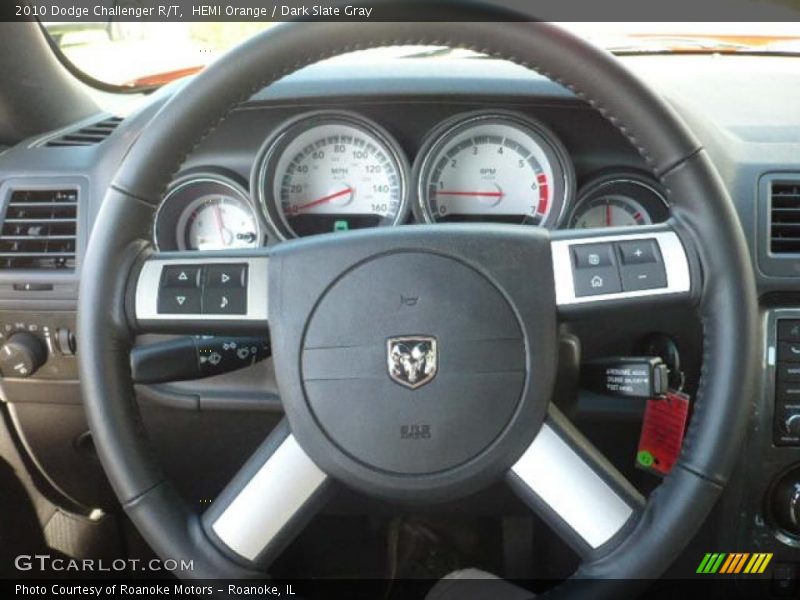 HEMI Orange / Dark Slate Gray 2010 Dodge Challenger R/T