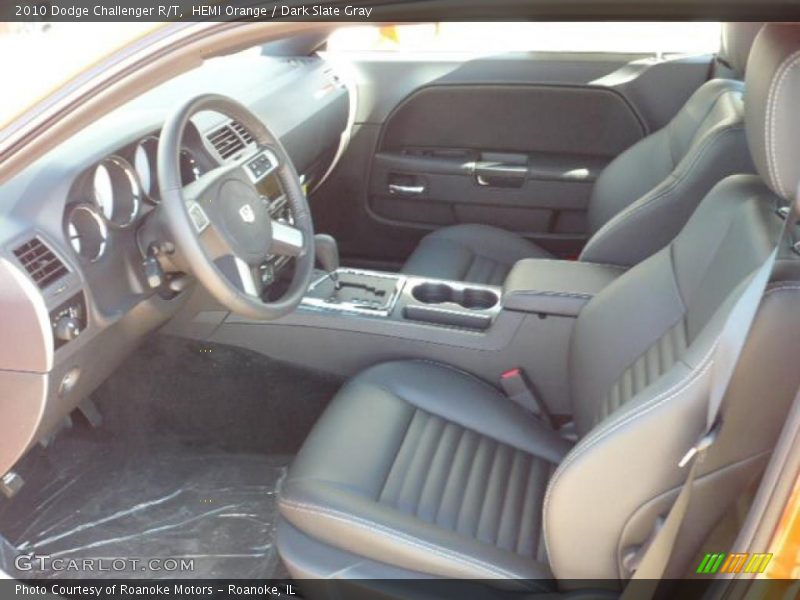 HEMI Orange / Dark Slate Gray 2010 Dodge Challenger R/T