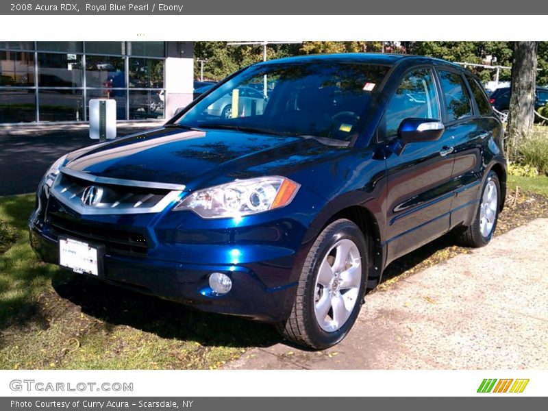 Royal Blue Pearl / Ebony 2008 Acura RDX