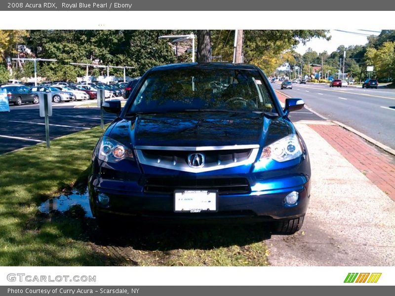 Royal Blue Pearl / Ebony 2008 Acura RDX