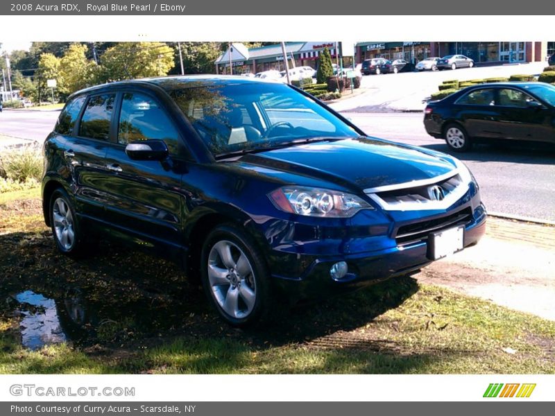 Royal Blue Pearl / Ebony 2008 Acura RDX