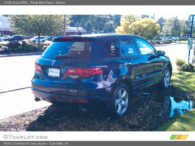 Royal Blue Pearl / Ebony 2008 Acura RDX