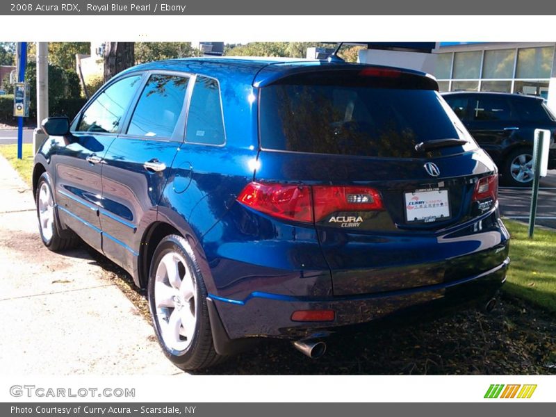 Royal Blue Pearl / Ebony 2008 Acura RDX