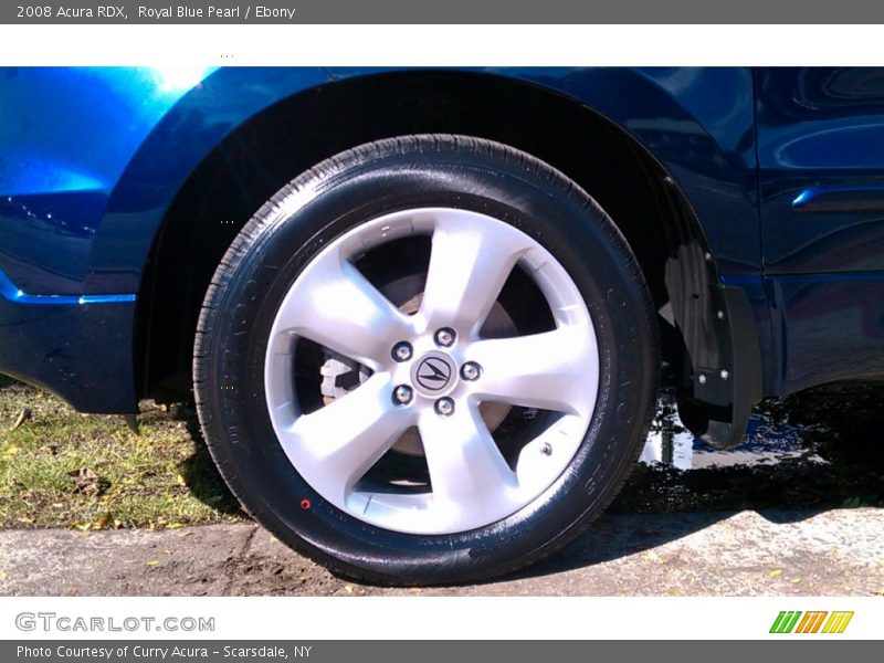 Royal Blue Pearl / Ebony 2008 Acura RDX