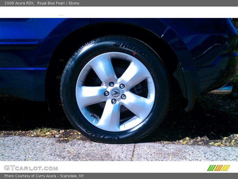 Royal Blue Pearl / Ebony 2008 Acura RDX