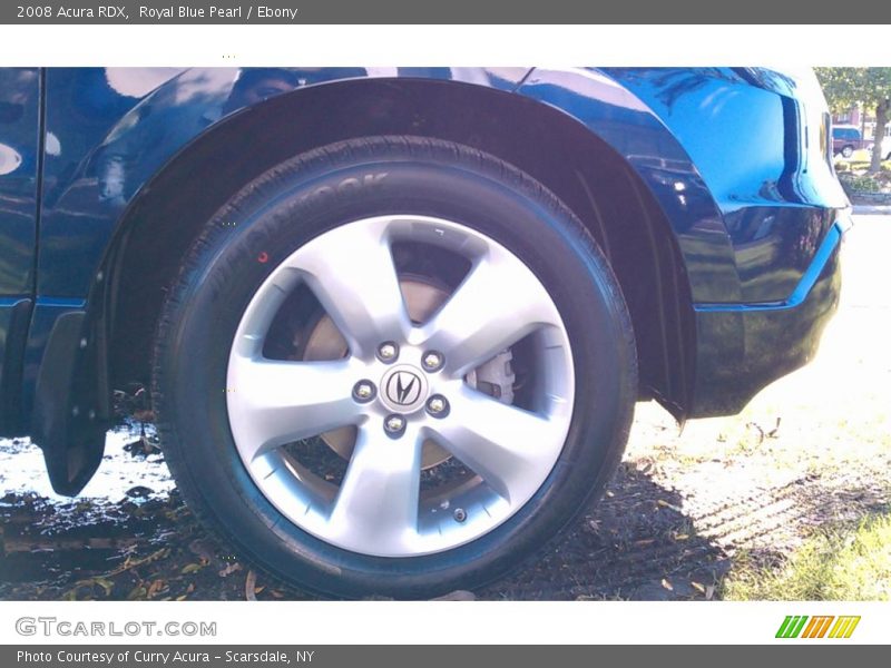 Royal Blue Pearl / Ebony 2008 Acura RDX