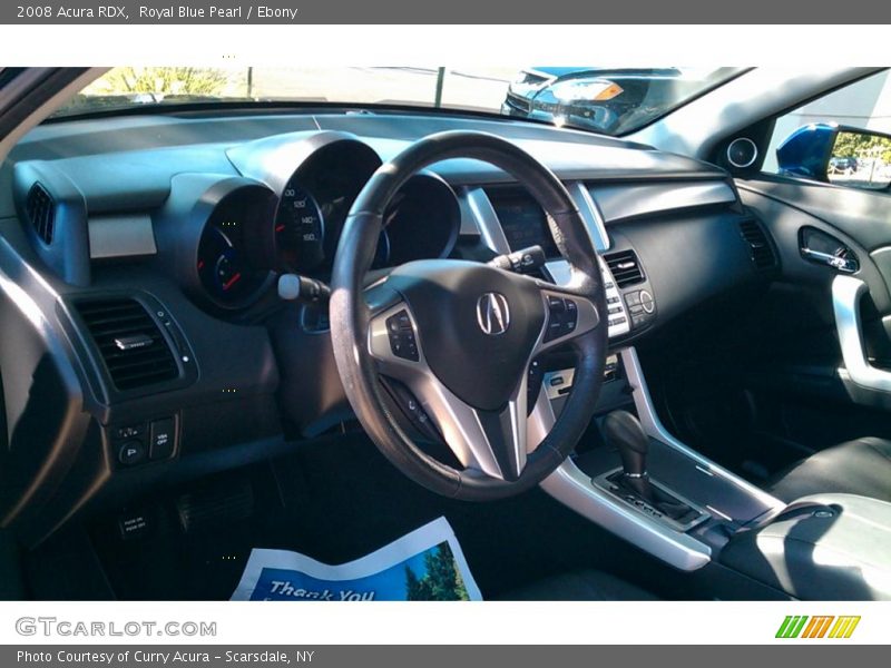 Royal Blue Pearl / Ebony 2008 Acura RDX