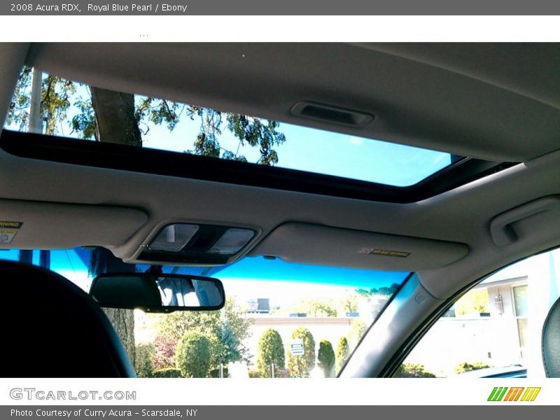 Royal Blue Pearl / Ebony 2008 Acura RDX