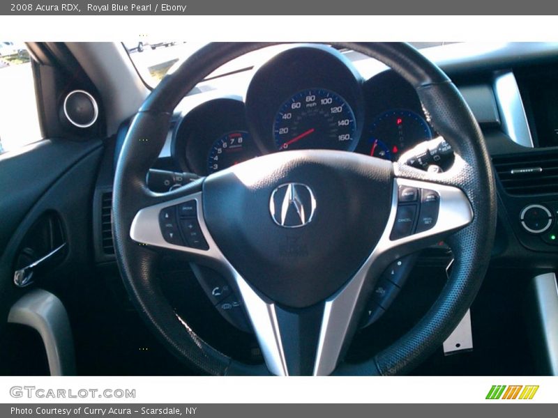 Royal Blue Pearl / Ebony 2008 Acura RDX