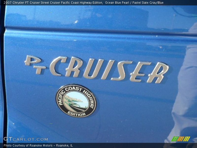 Ocean Blue Pearl / Pastel Slate Gray/Blue 2007 Chrysler PT Cruiser Street Cruiser Pacific Coast Highway Edition