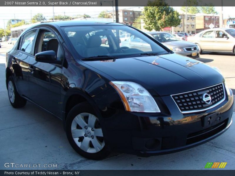 Super Black / Charcoal/Steel 2007 Nissan Sentra 2.0