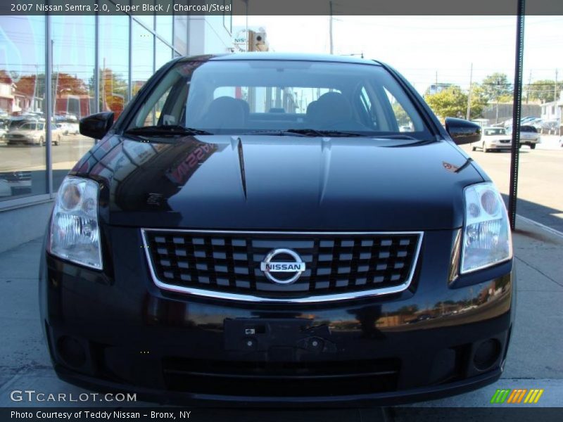 Super Black / Charcoal/Steel 2007 Nissan Sentra 2.0