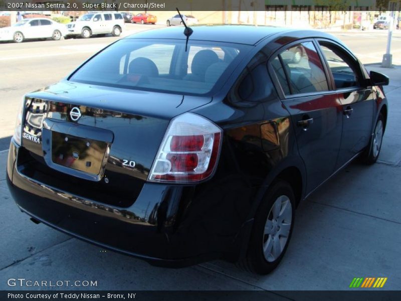 Super Black / Charcoal/Steel 2007 Nissan Sentra 2.0