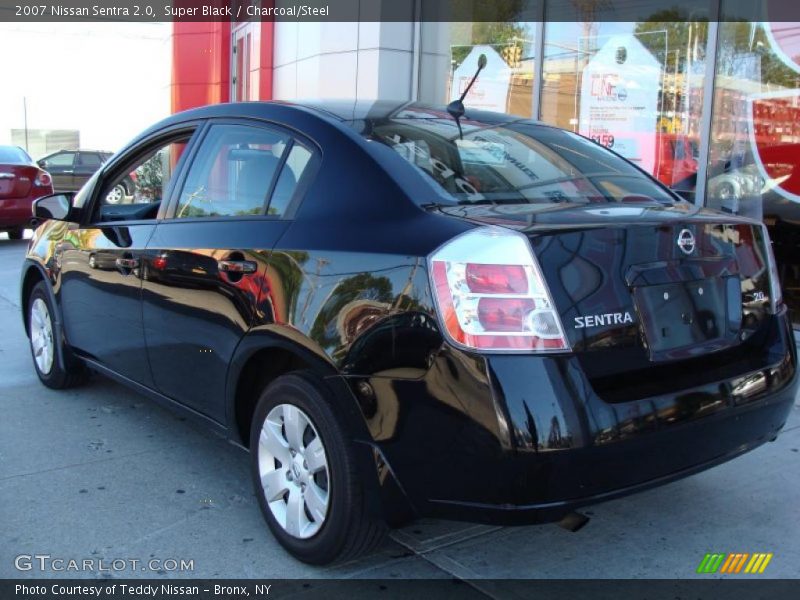 Super Black / Charcoal/Steel 2007 Nissan Sentra 2.0