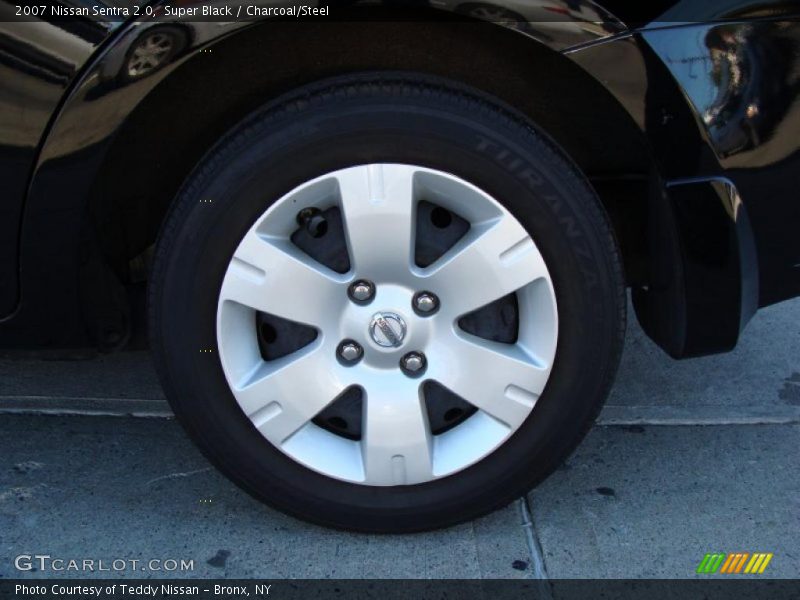 Super Black / Charcoal/Steel 2007 Nissan Sentra 2.0