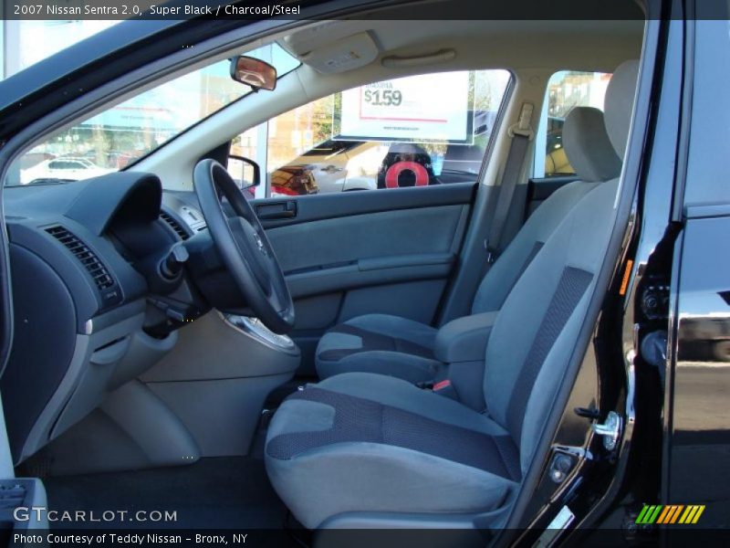 Super Black / Charcoal/Steel 2007 Nissan Sentra 2.0