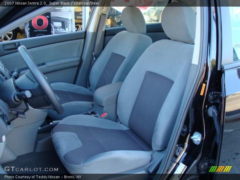 Super Black / Charcoal/Steel 2007 Nissan Sentra 2.0