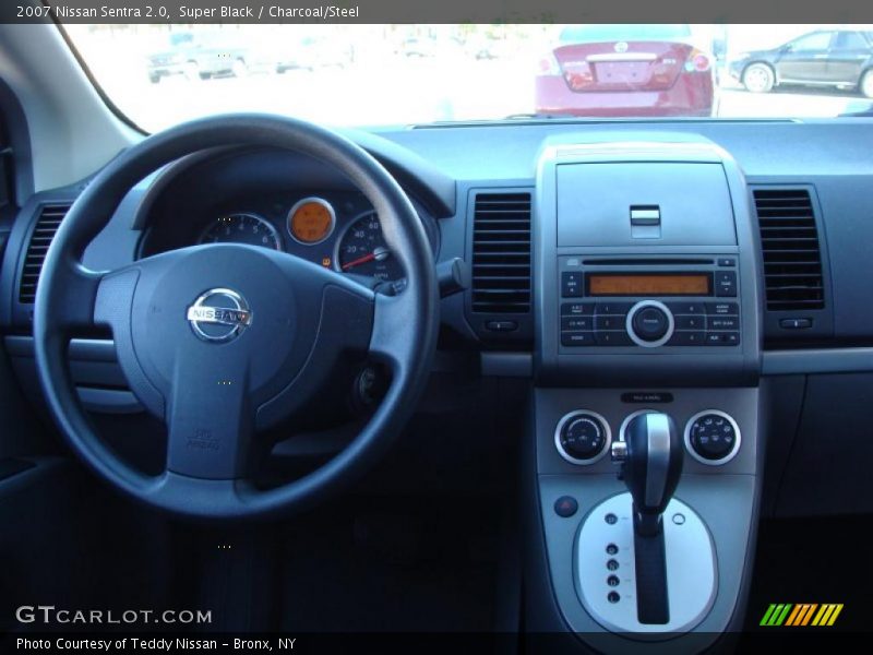 Super Black / Charcoal/Steel 2007 Nissan Sentra 2.0