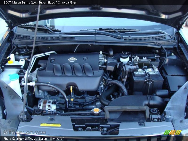 Super Black / Charcoal/Steel 2007 Nissan Sentra 2.0