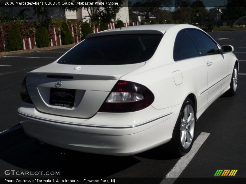 Alabaster White / Stone 2006 Mercedes-Benz CLK 350 Coupe