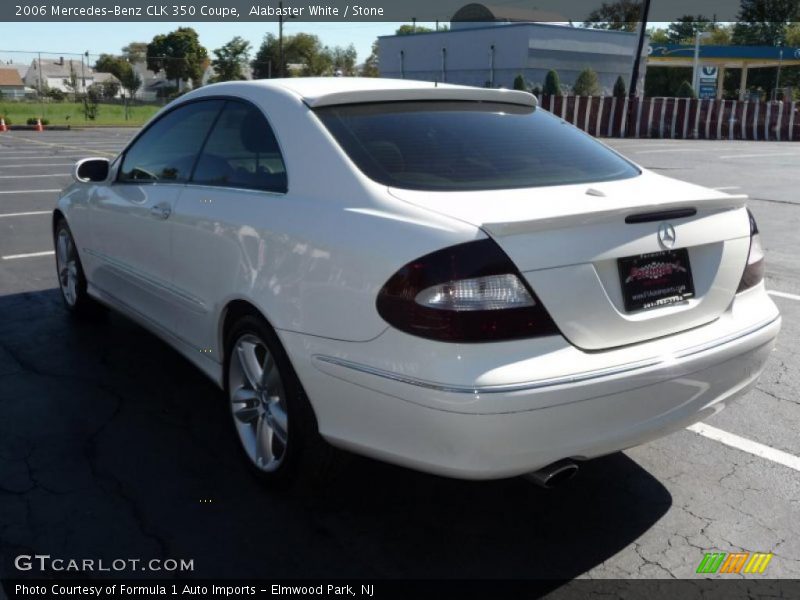 Alabaster White / Stone 2006 Mercedes-Benz CLK 350 Coupe