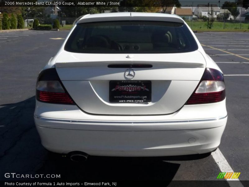 Alabaster White / Stone 2006 Mercedes-Benz CLK 350 Coupe