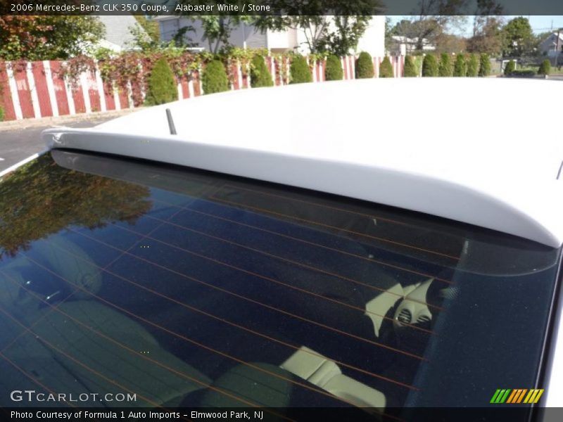 Alabaster White / Stone 2006 Mercedes-Benz CLK 350 Coupe