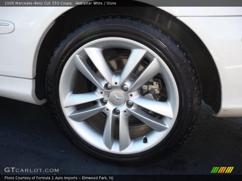 Alabaster White / Stone 2006 Mercedes-Benz CLK 350 Coupe