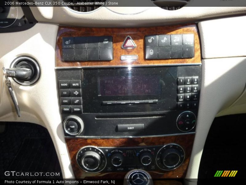 Alabaster White / Stone 2006 Mercedes-Benz CLK 350 Coupe