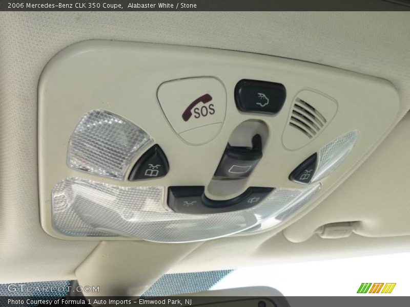 Alabaster White / Stone 2006 Mercedes-Benz CLK 350 Coupe