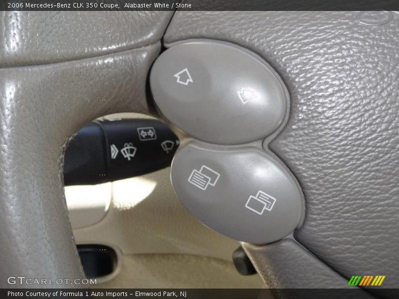 Alabaster White / Stone 2006 Mercedes-Benz CLK 350 Coupe