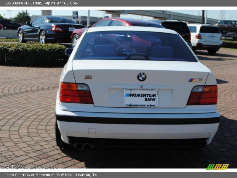 Alpine White / Grey 1998 BMW M3 Sedan