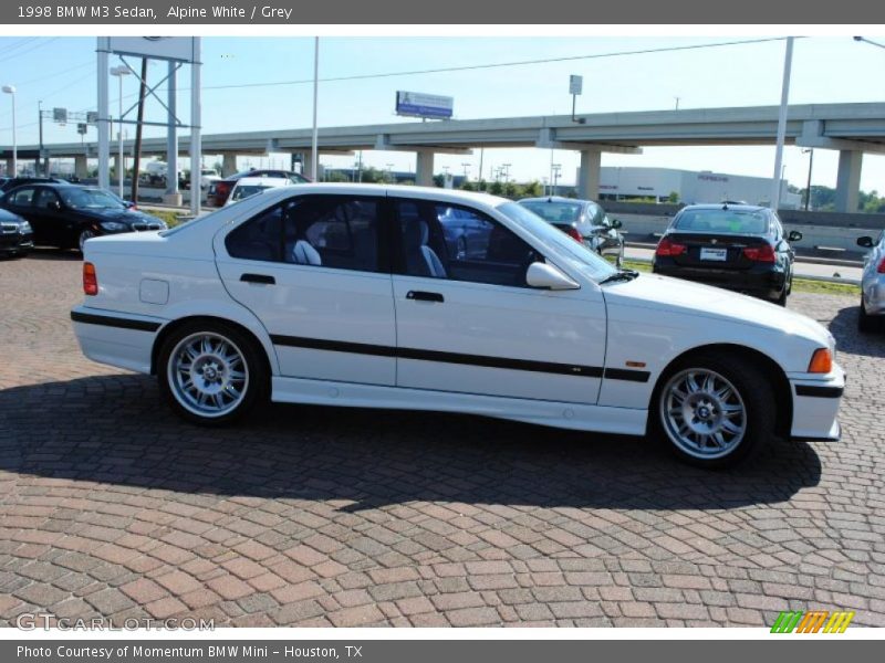 Alpine White / Grey 1998 BMW M3 Sedan