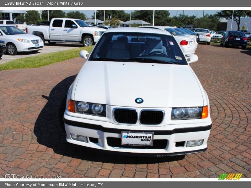 Alpine White / Grey 1998 BMW M3 Sedan
