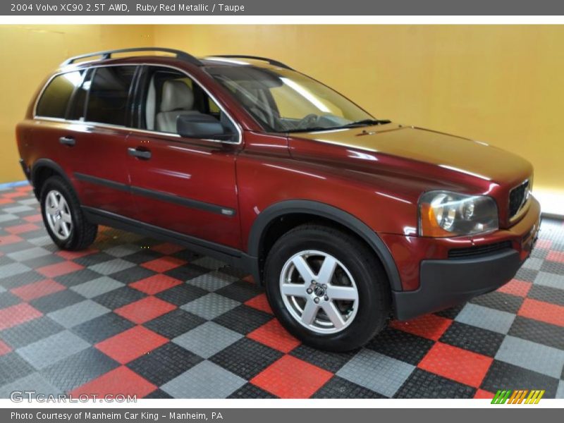 Ruby Red Metallic / Taupe 2004 Volvo XC90 2.5T AWD