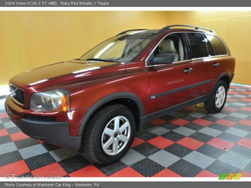 Ruby Red Metallic / Taupe 2004 Volvo XC90 2.5T AWD