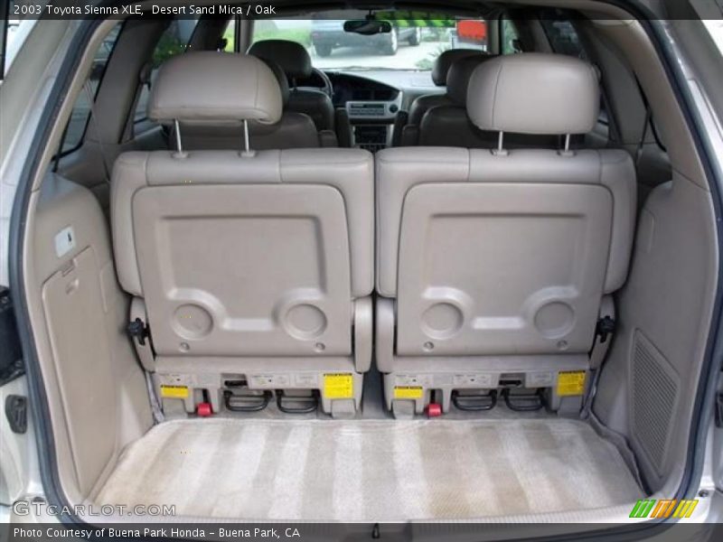 Desert Sand Mica / Oak 2003 Toyota Sienna XLE