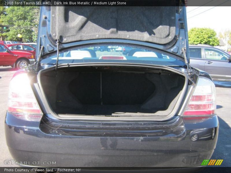 Dark Ink Blue Metallic / Medium Light Stone 2008 Ford Taurus SEL AWD