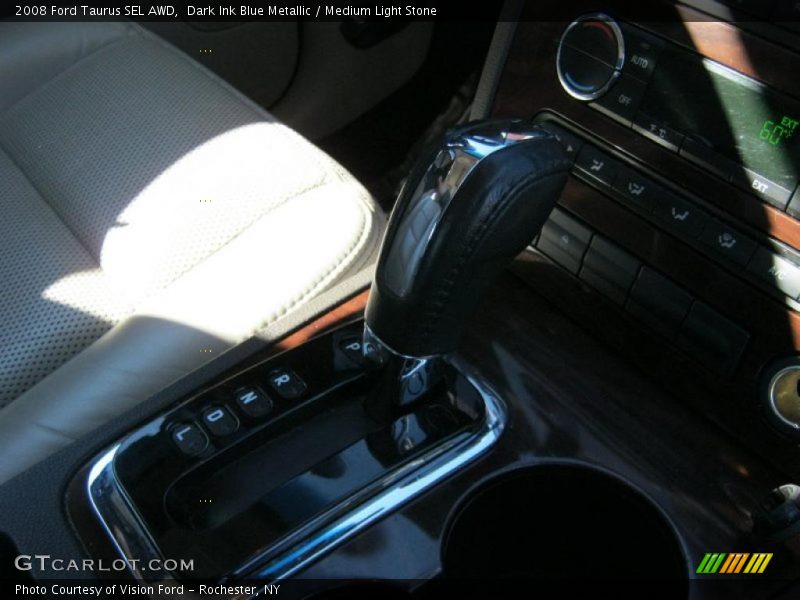 Dark Ink Blue Metallic / Medium Light Stone 2008 Ford Taurus SEL AWD