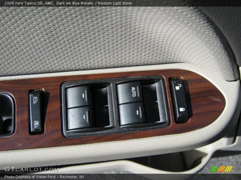 Dark Ink Blue Metallic / Medium Light Stone 2008 Ford Taurus SEL AWD