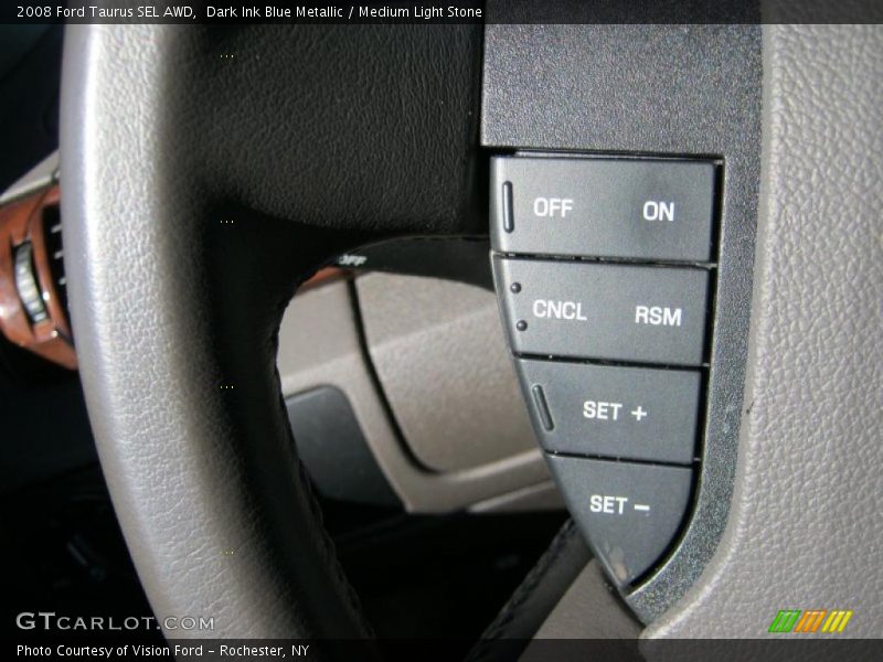 Dark Ink Blue Metallic / Medium Light Stone 2008 Ford Taurus SEL AWD