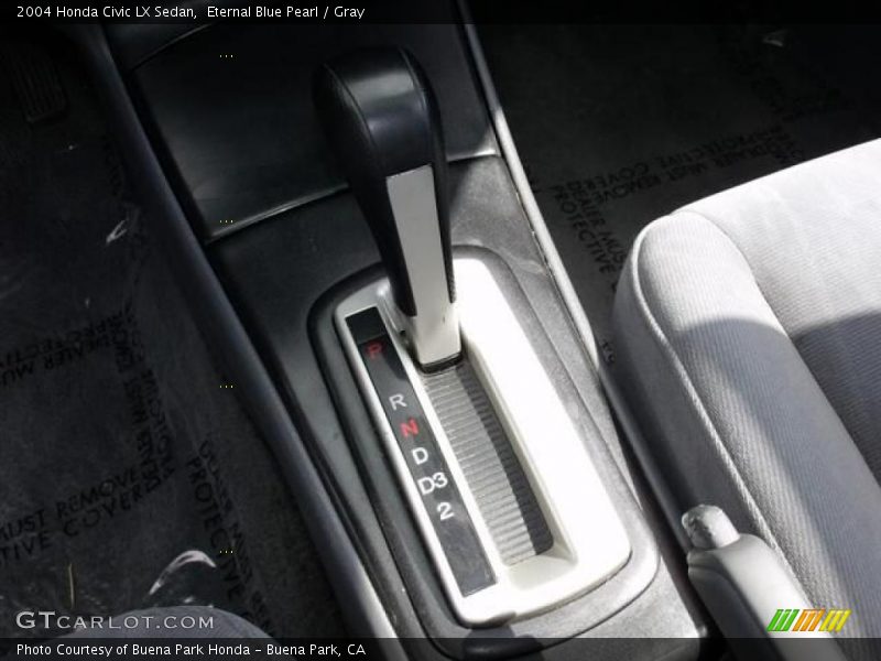 Eternal Blue Pearl / Gray 2004 Honda Civic LX Sedan